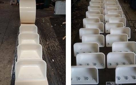 dettagli di un nastro trasportatore speciale