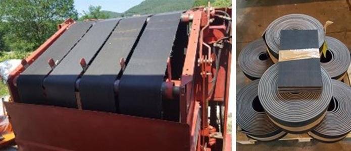 nastri trasportatori per settore agricolo