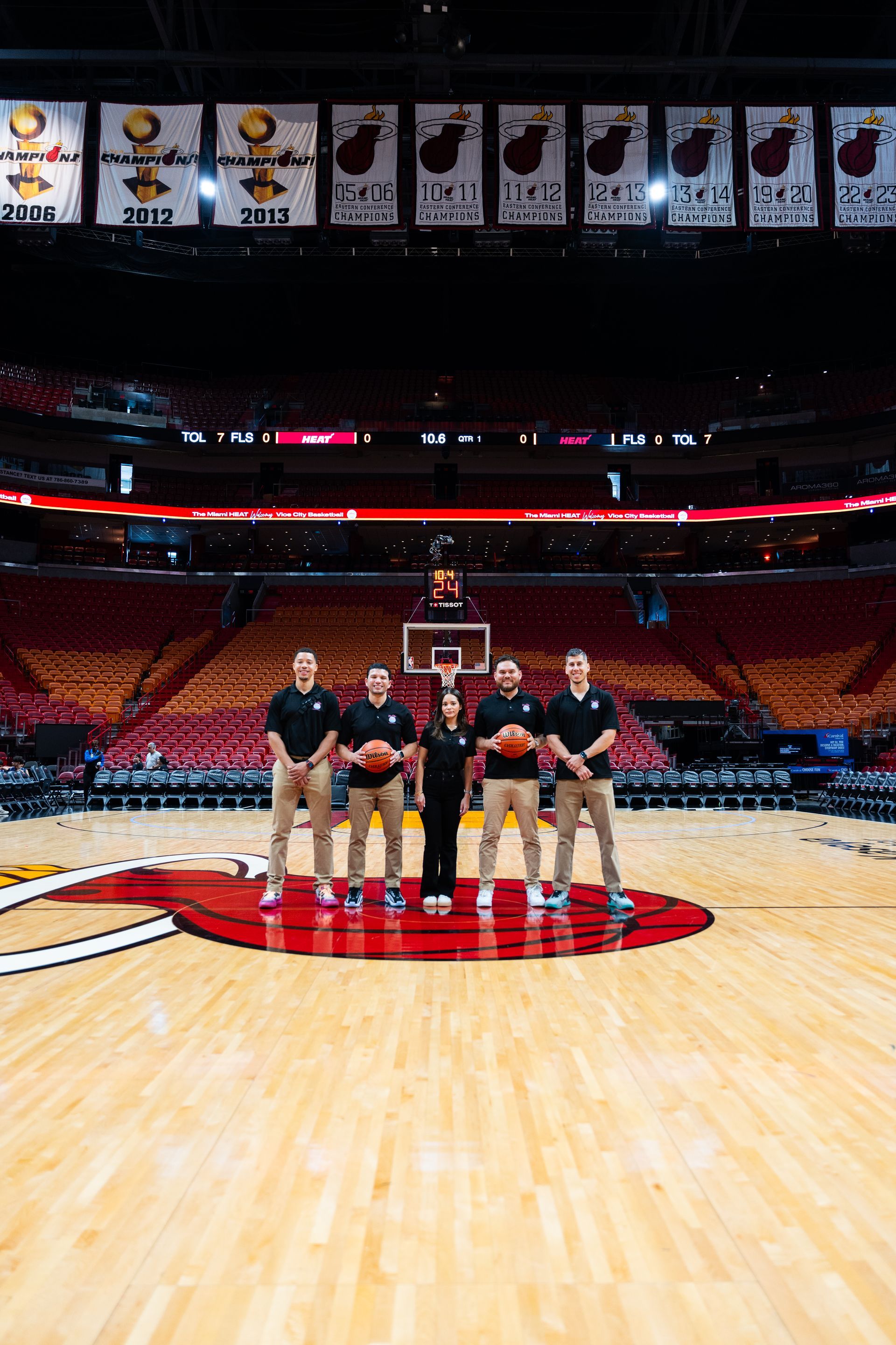 Elite kids and youth basketball academy during practice and training in the community of Kendall near Miami, FL.