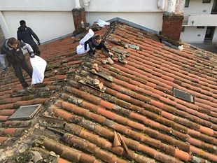 étanchéité à refaire sur une toiture en tuiles par notre couvreur