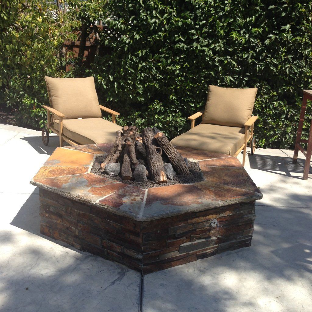 Chair Near Fire Pit
