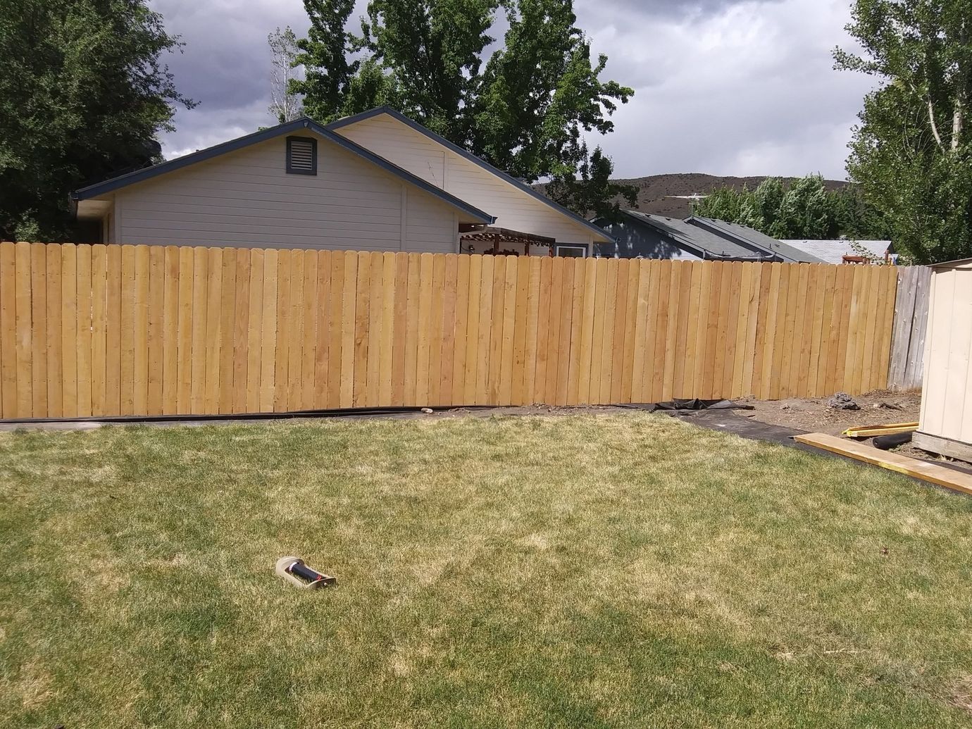 Cedar Wood Fence Installation — Boise, ID — A1 Handyman