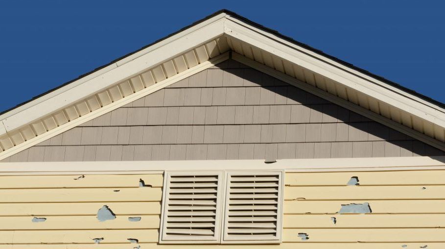 Before Siding Repair - Boise, ID - A1 Handyman