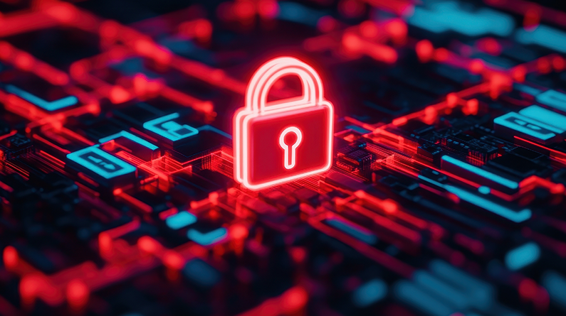 Digital padlock symbolizing dental practices securing access to Google, Meta, PPC.