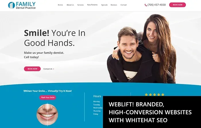 dental marketing website