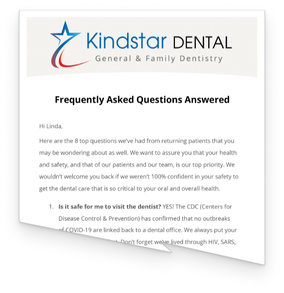 Kindstar dental general & family dentistry frequently asked questions answered