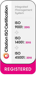A button that says ' citation iso certification ' on it