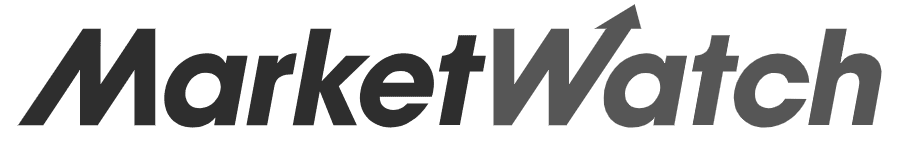 A black and white image of the marketwatch logo