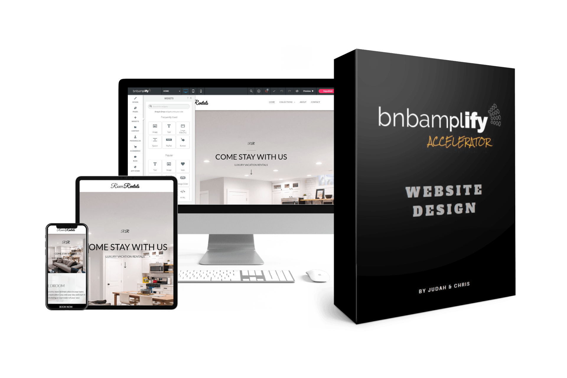 custom high converting direct booking website design for vacation rental managers by bnb AMPLIFY