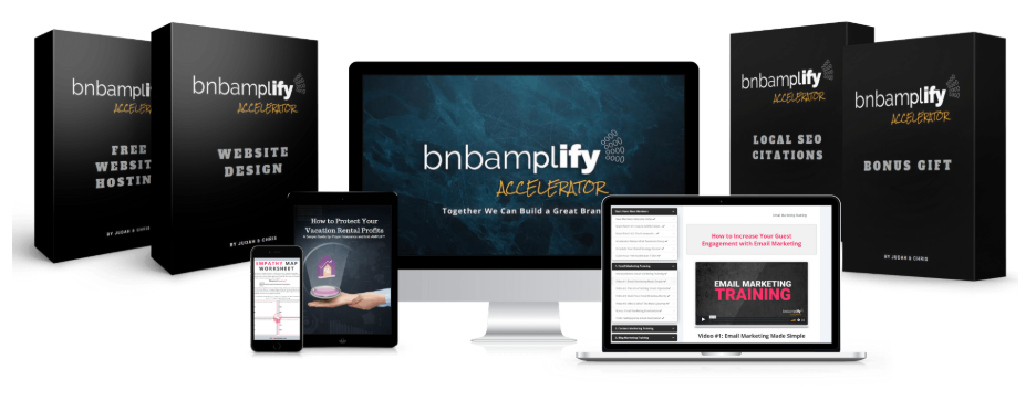 direct booking website for vacation rental businesses with bnb AMPLIFY