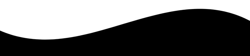 Abstract black wave shape on a white background