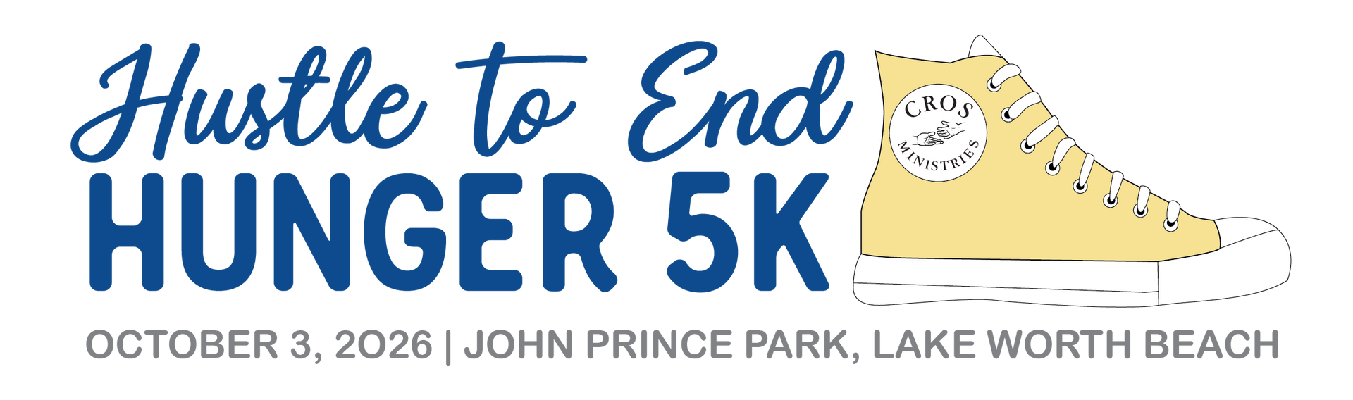 Hustle to End Hunger 5K logo