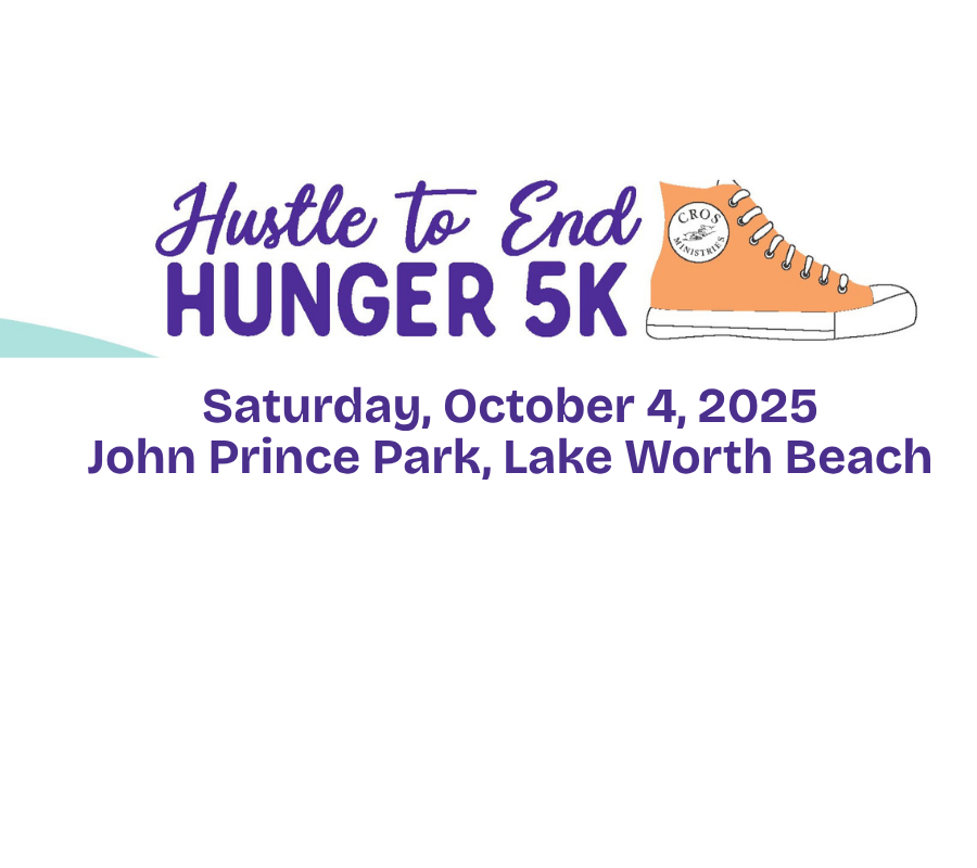 Logo for Hustle to End Hunger 5K