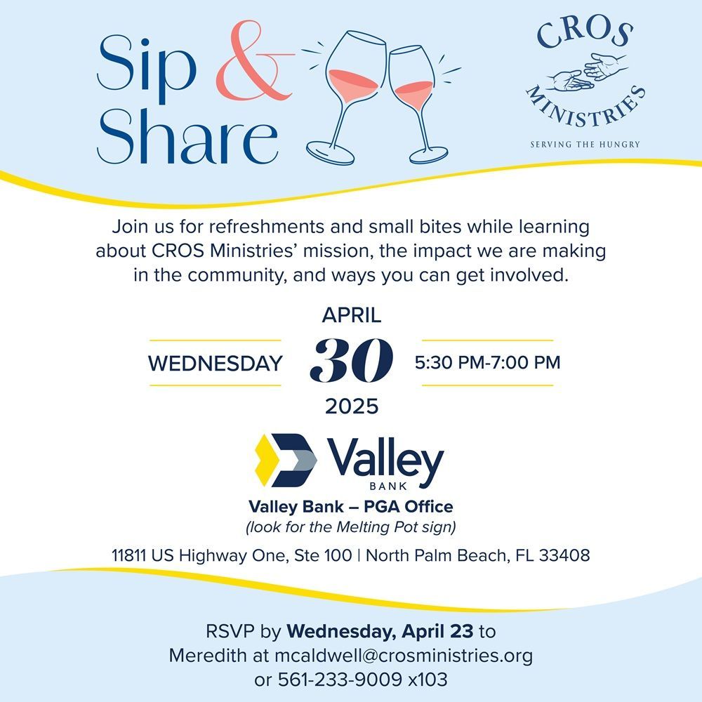 Sip & Share Event in North Palm Beach 