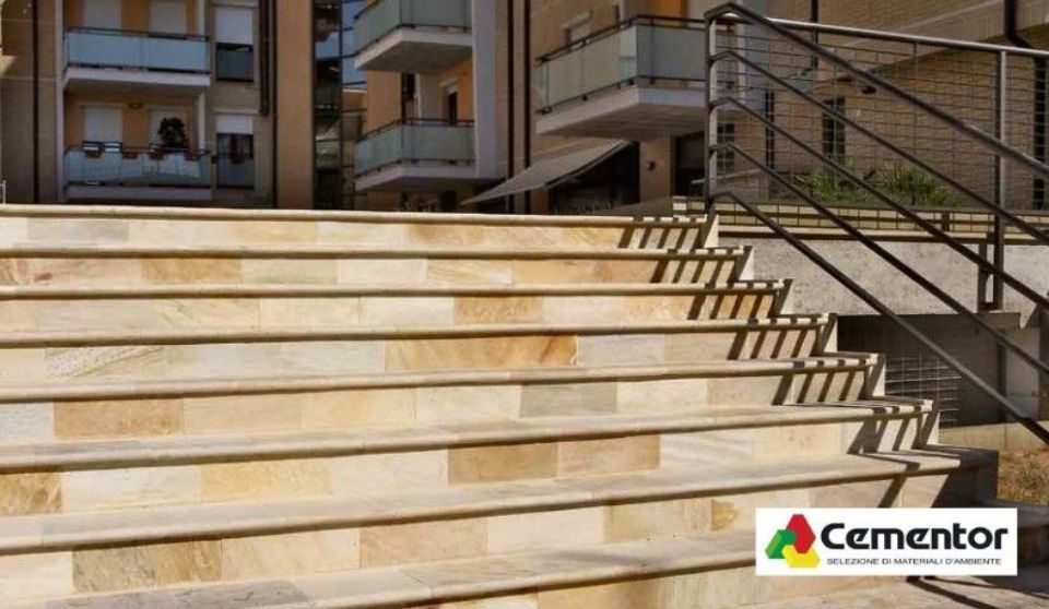 scale esterne in pietre naturali