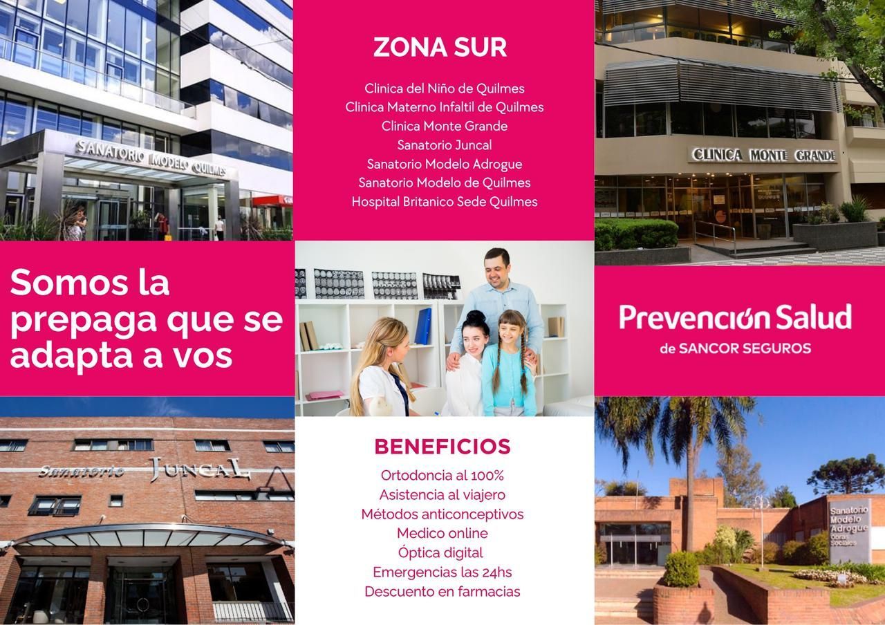 Folleto de servicios de salud de la Zona Sur