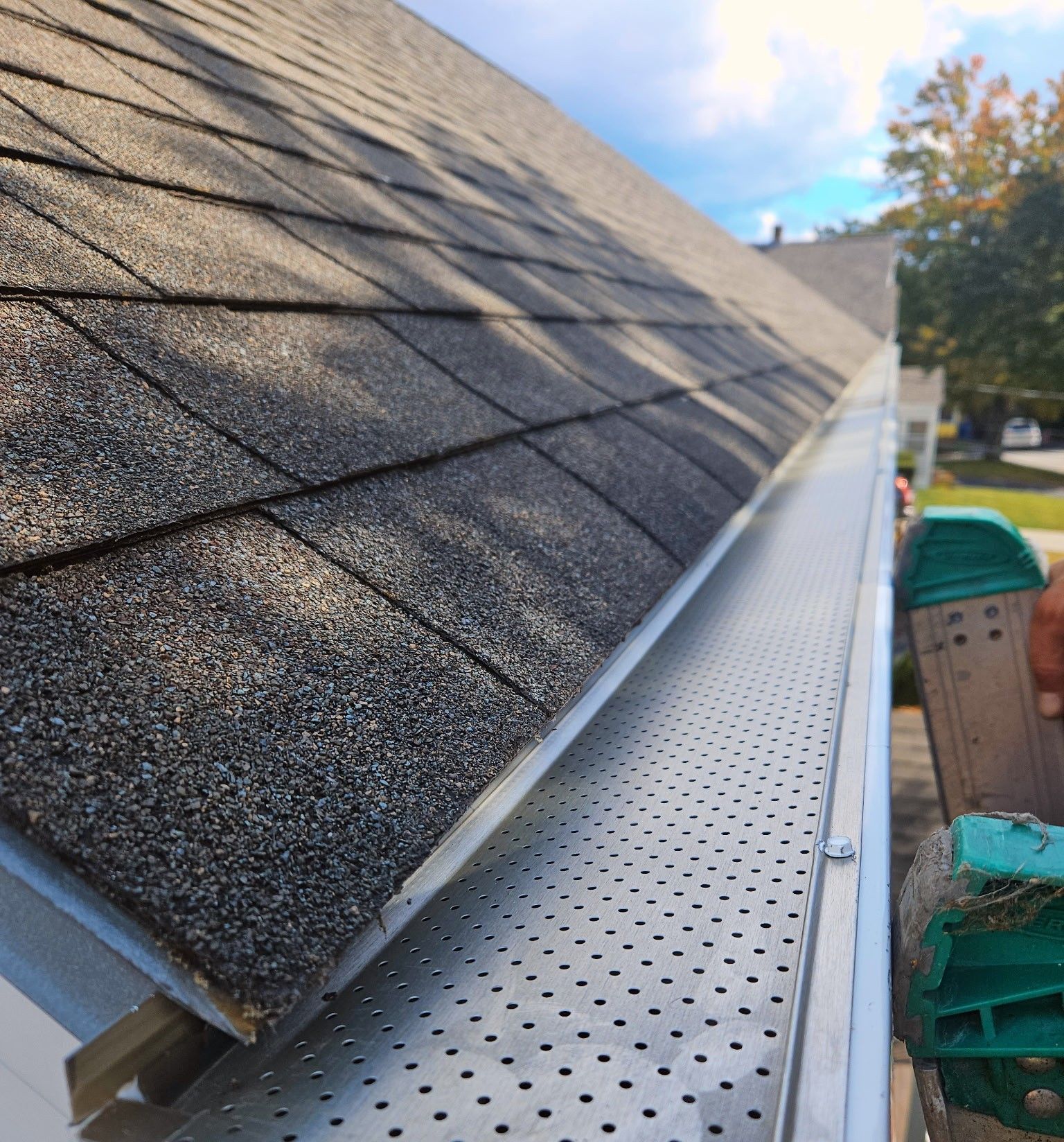 Perforated gutter guards the best choice to prevent clogs for Merrimack Valleys  Heavy Leaf Fall and Pine Needles
