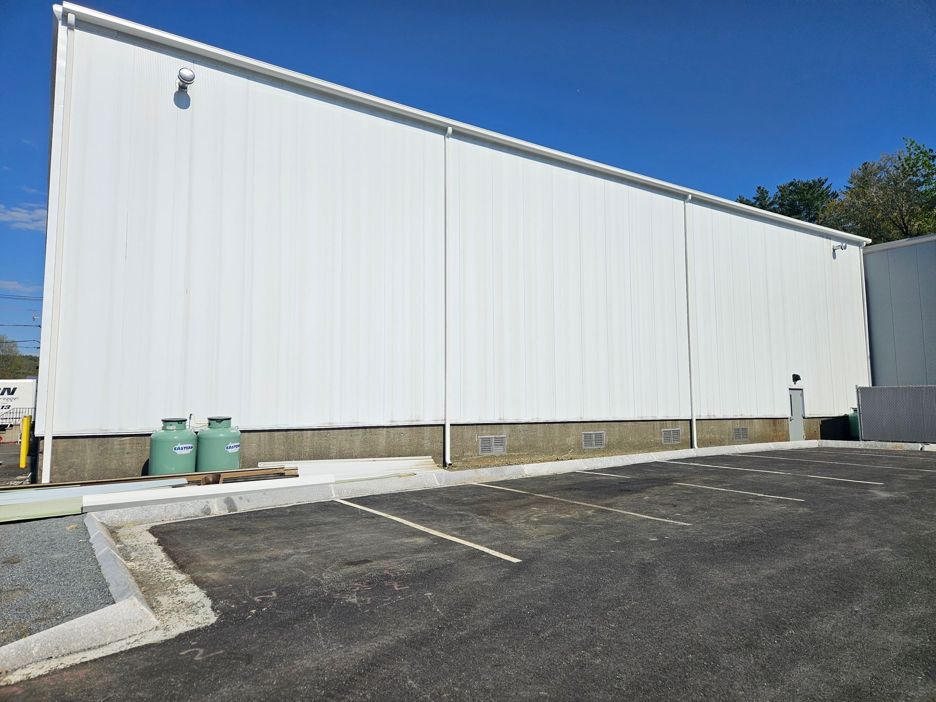 7: Box Gutters Installed on a commercial building in Lebanon NH