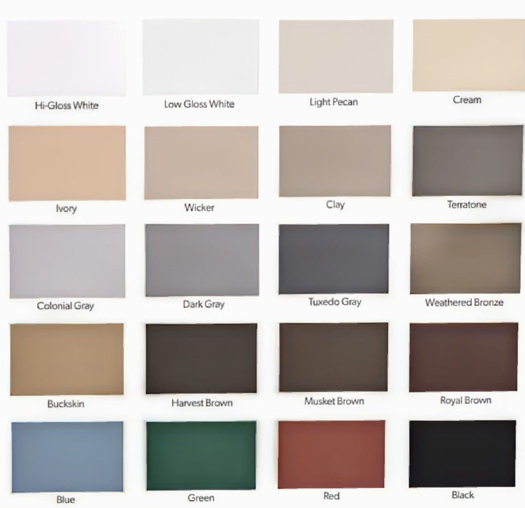 Chart of Colors for 5