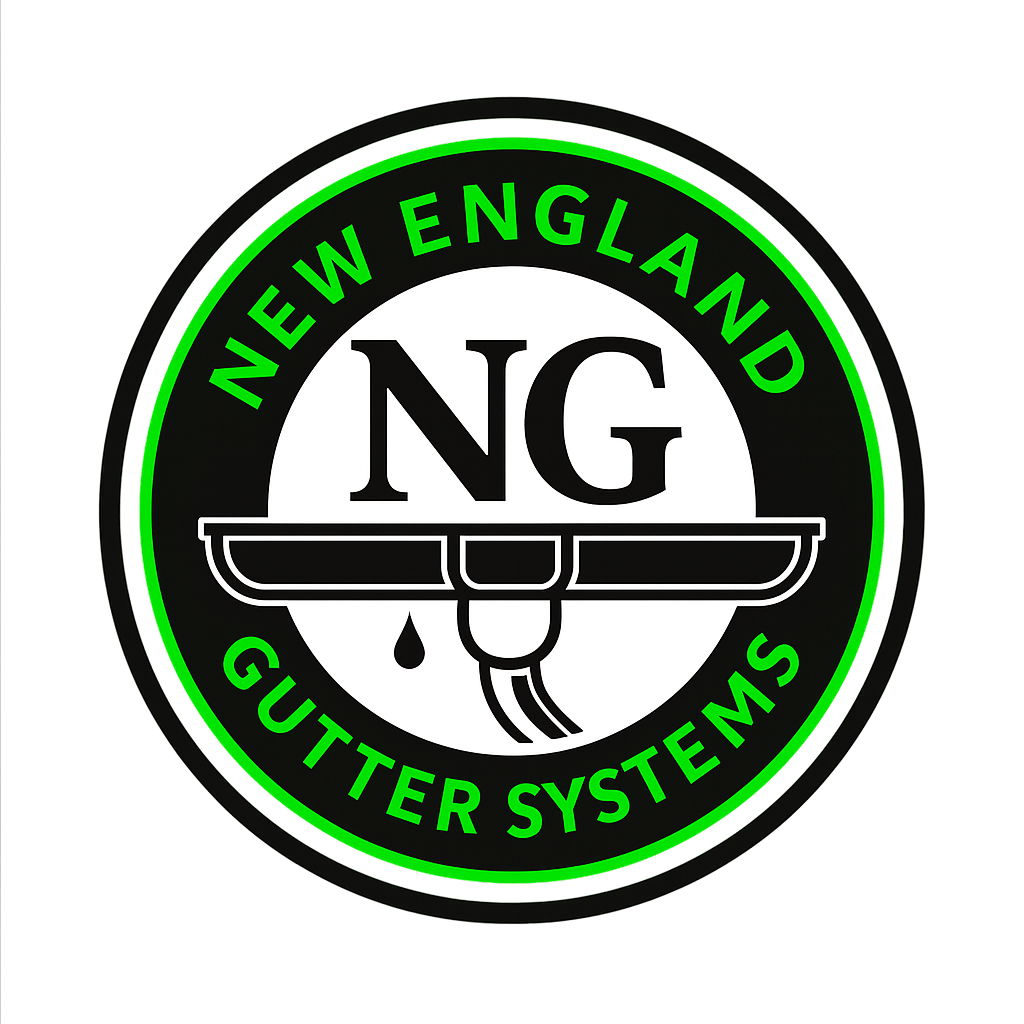 Logo New England Gutter Systems 
193 Auburn Street Manchester NH (603)410-9719 newenglandguttersytems@gmail.com