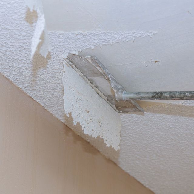 Removing Popcorn Ceiling Diy Shelly Lighting