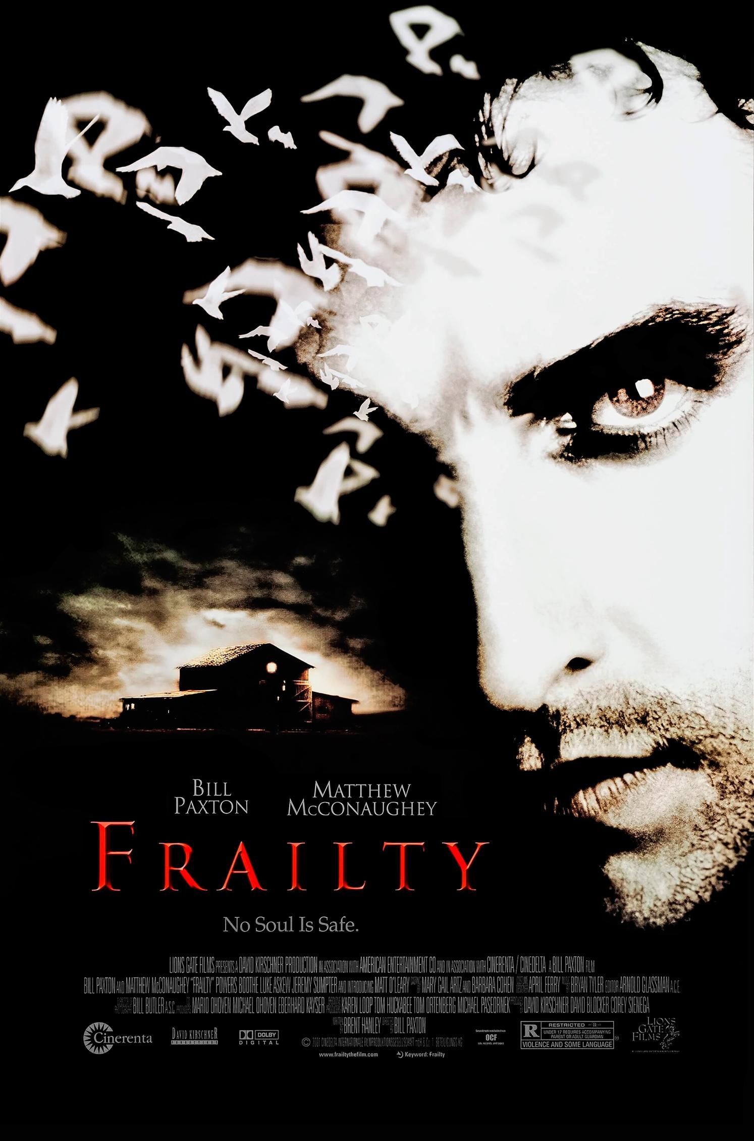Frailty movie poster.