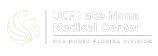 Logo for UCF Lake Nona Medical Center, with the ECA HCA Florida Division.