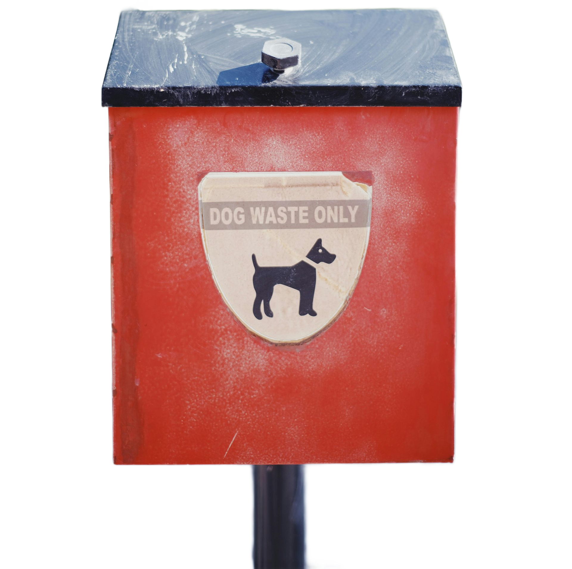 Person holding a black garbage bag. The bag is full and tied at the top.