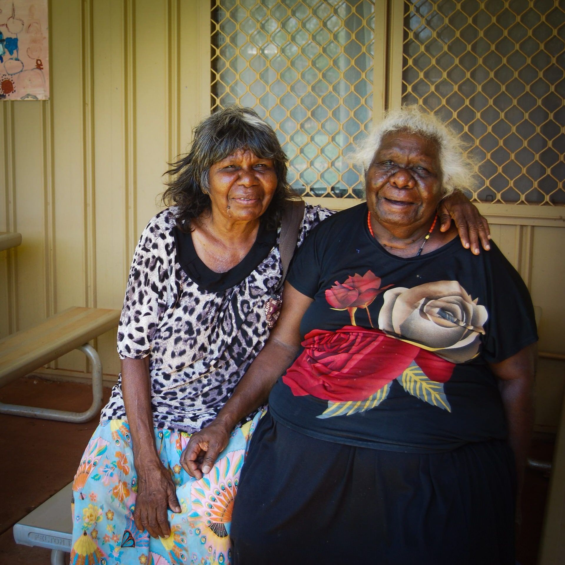 Two Aboriginal females at JPP School Mulan WA