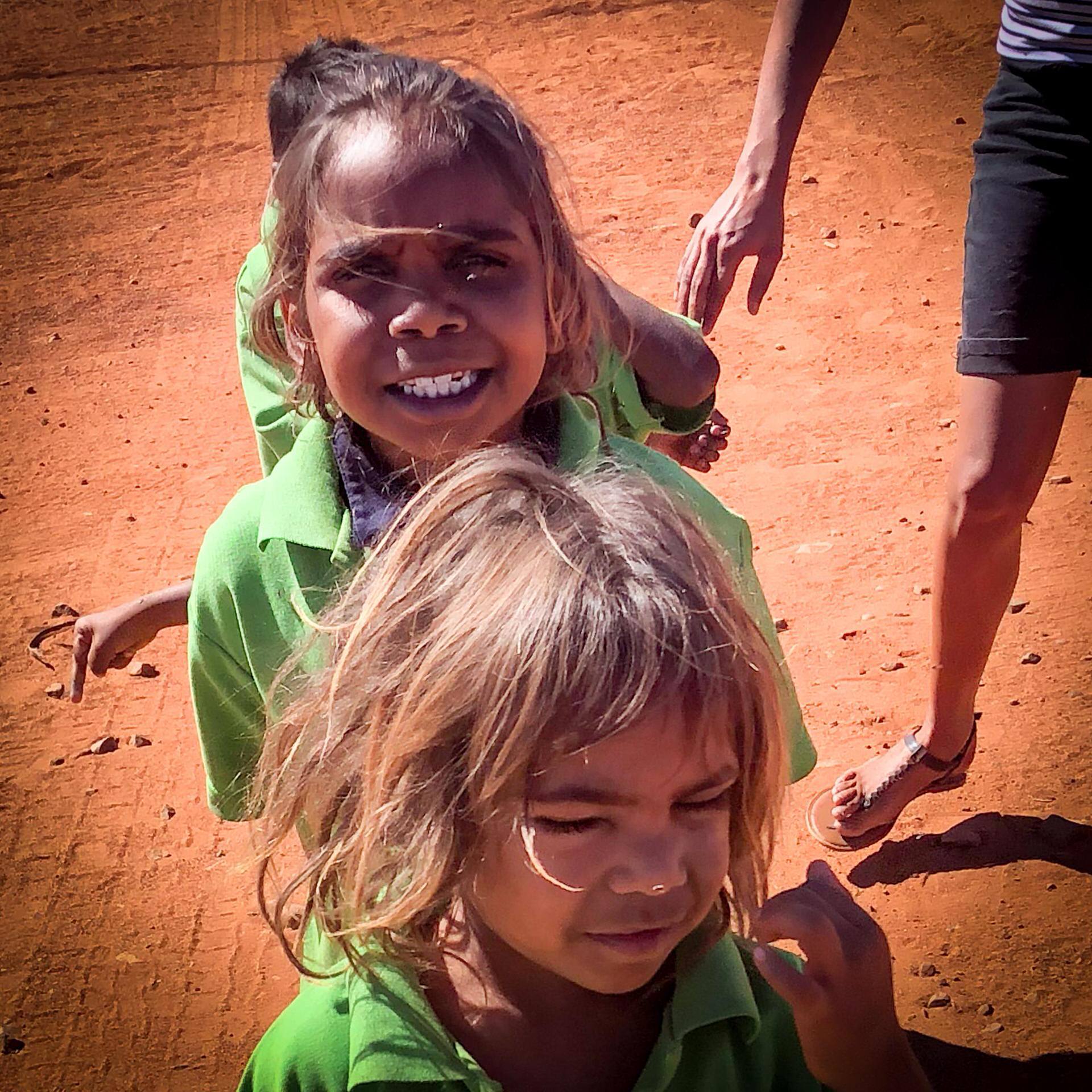JPP School students line up during sports day