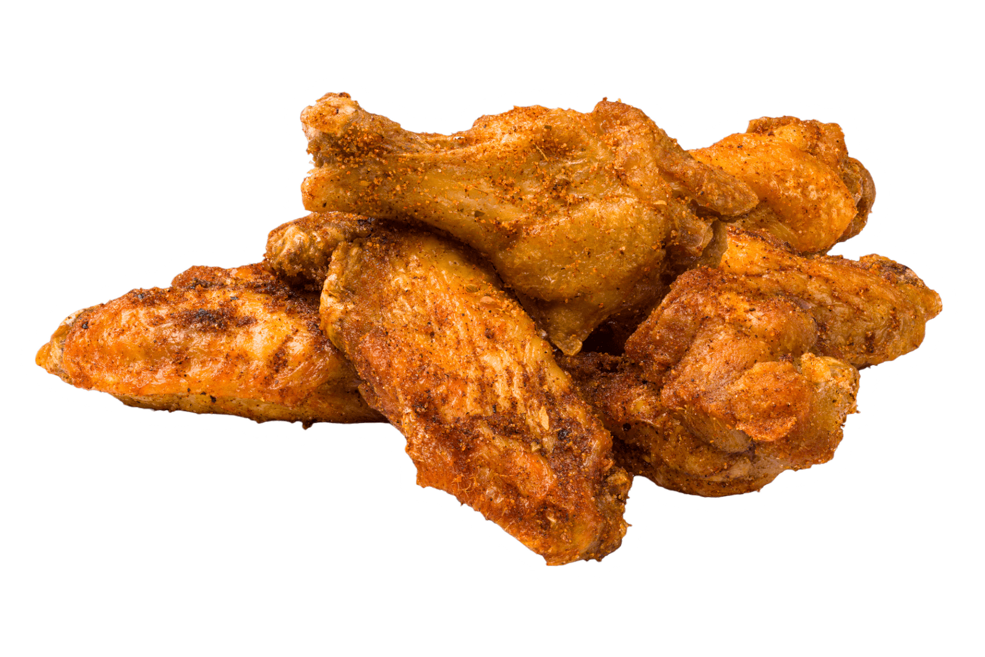 A pile of Malaysian Curry chicken wings.