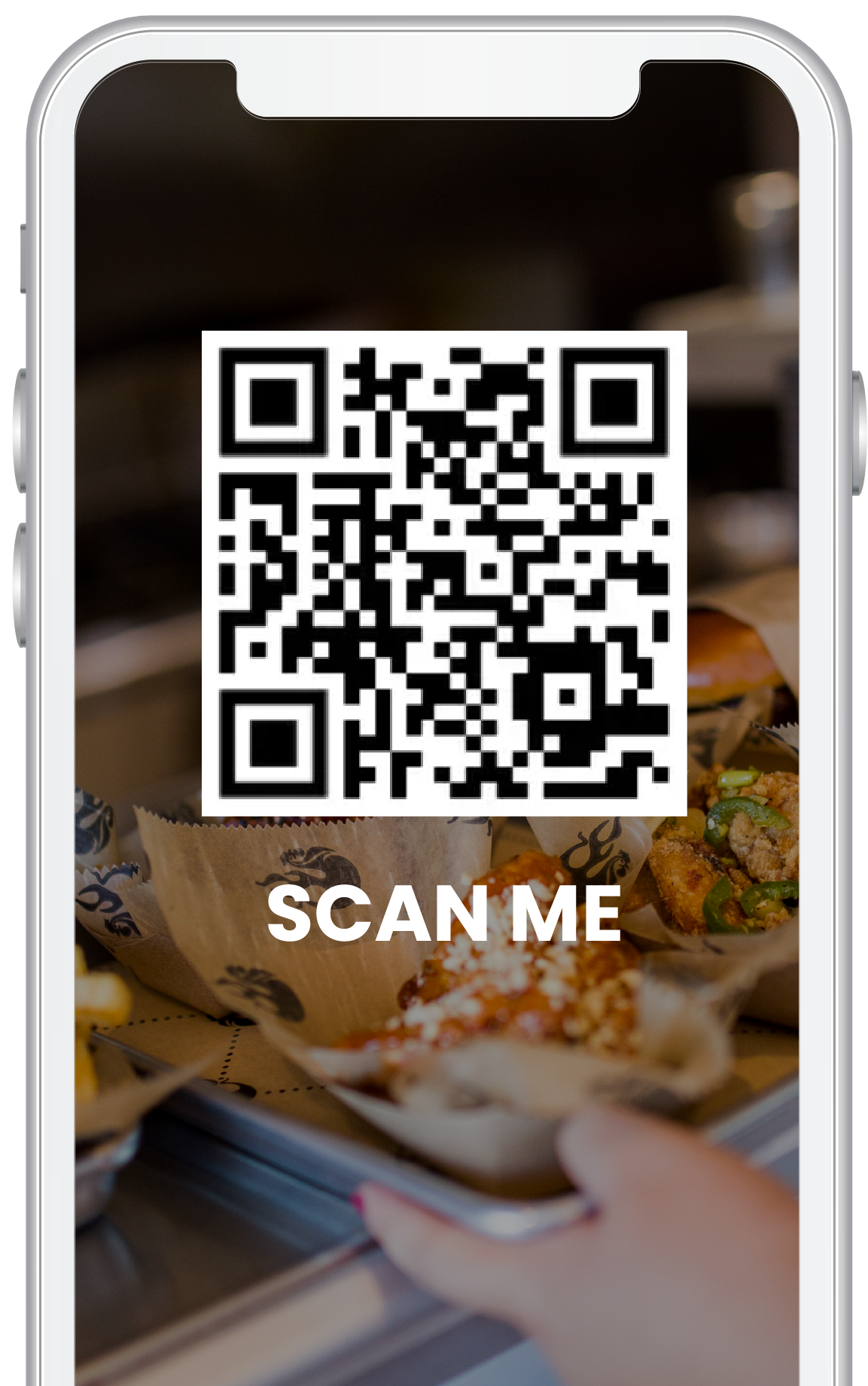Image of Phone With Scan bar to Download App