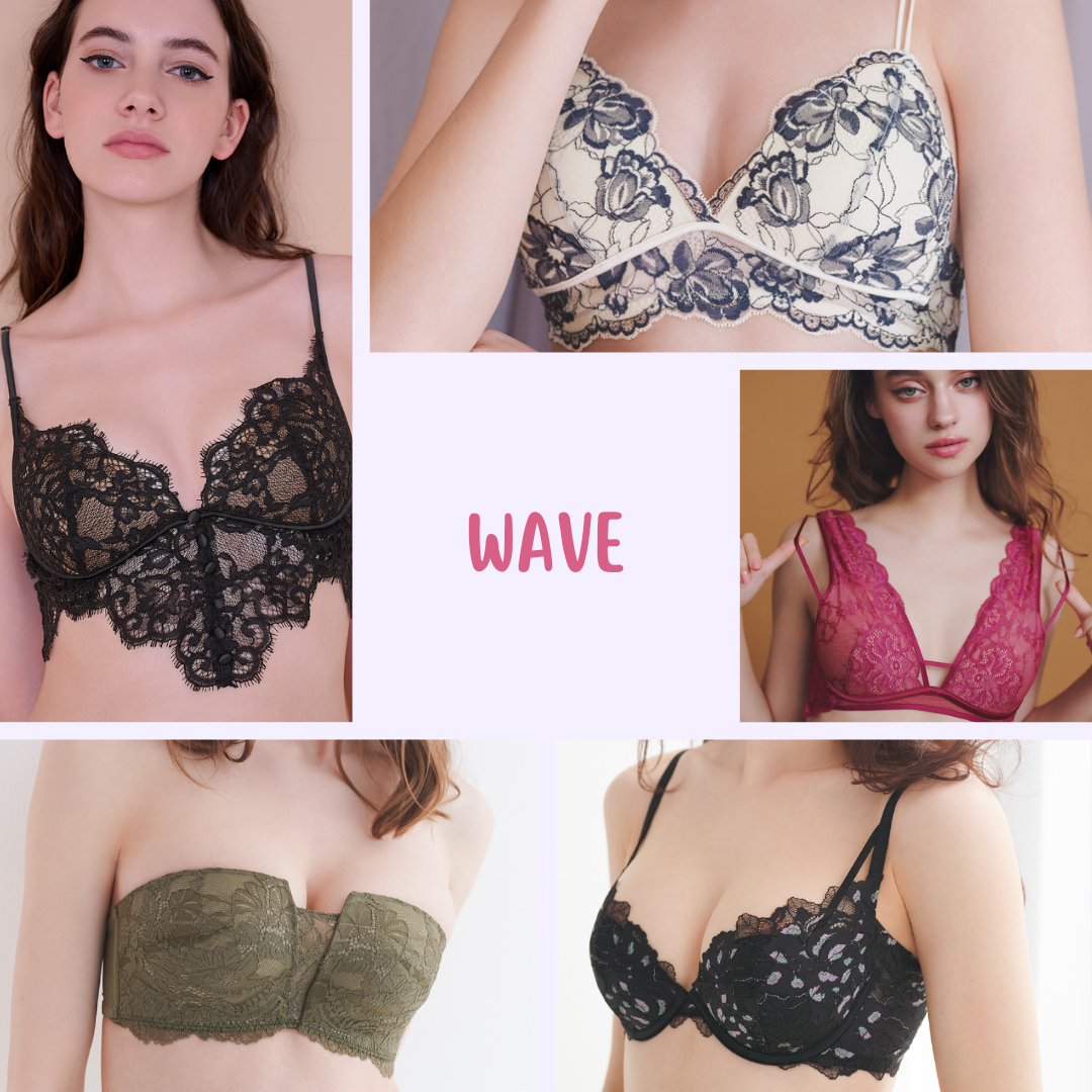 波浪型胸罩