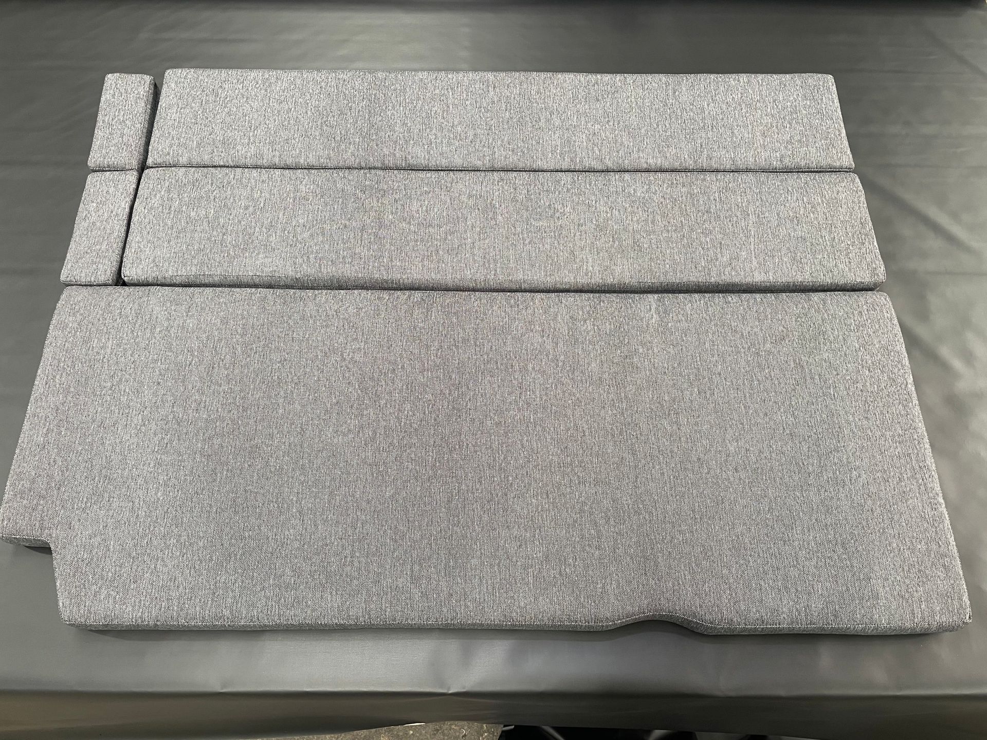 4WD custom cushion to form a lounge or bed