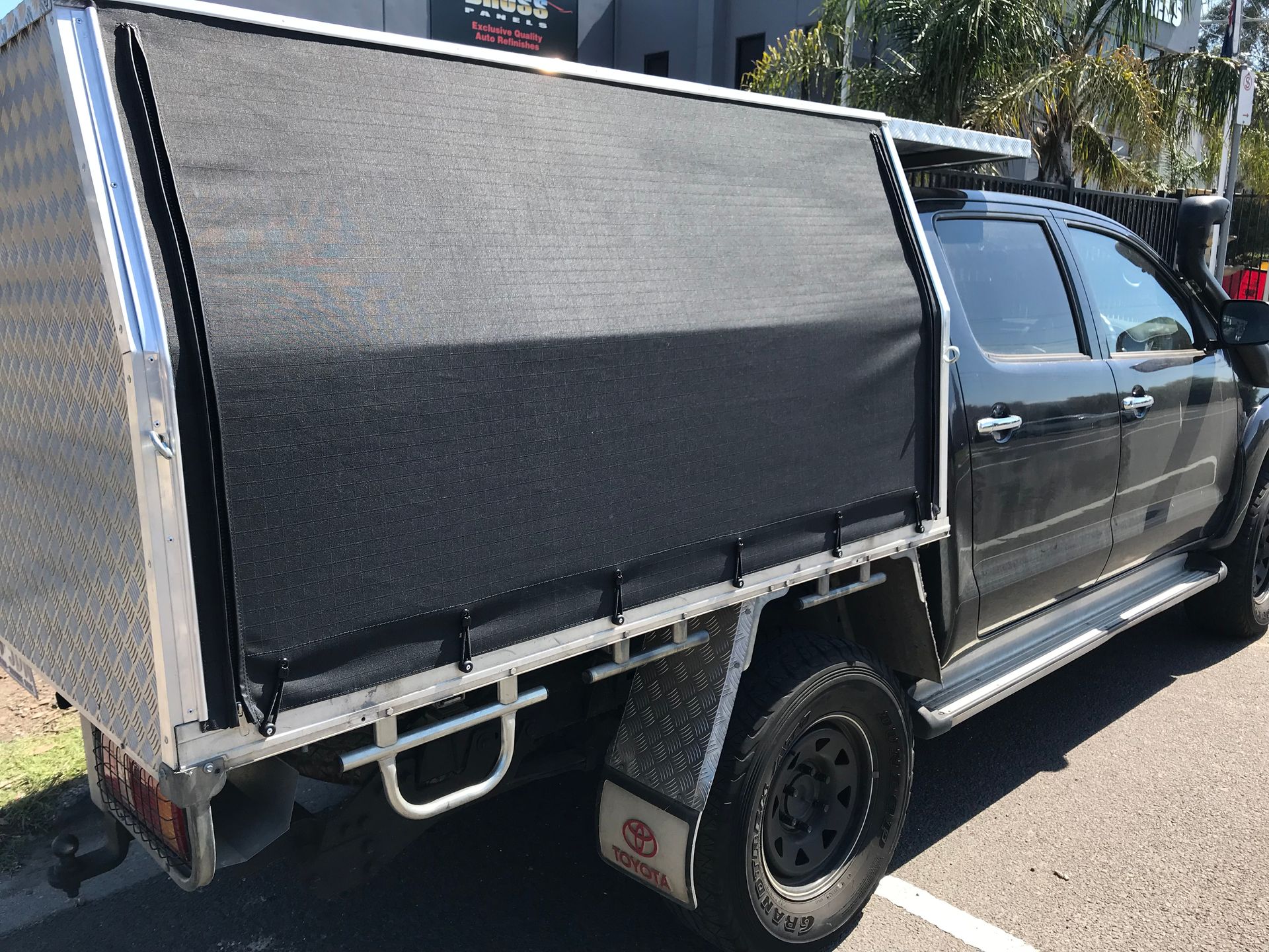 Canvas ute sides