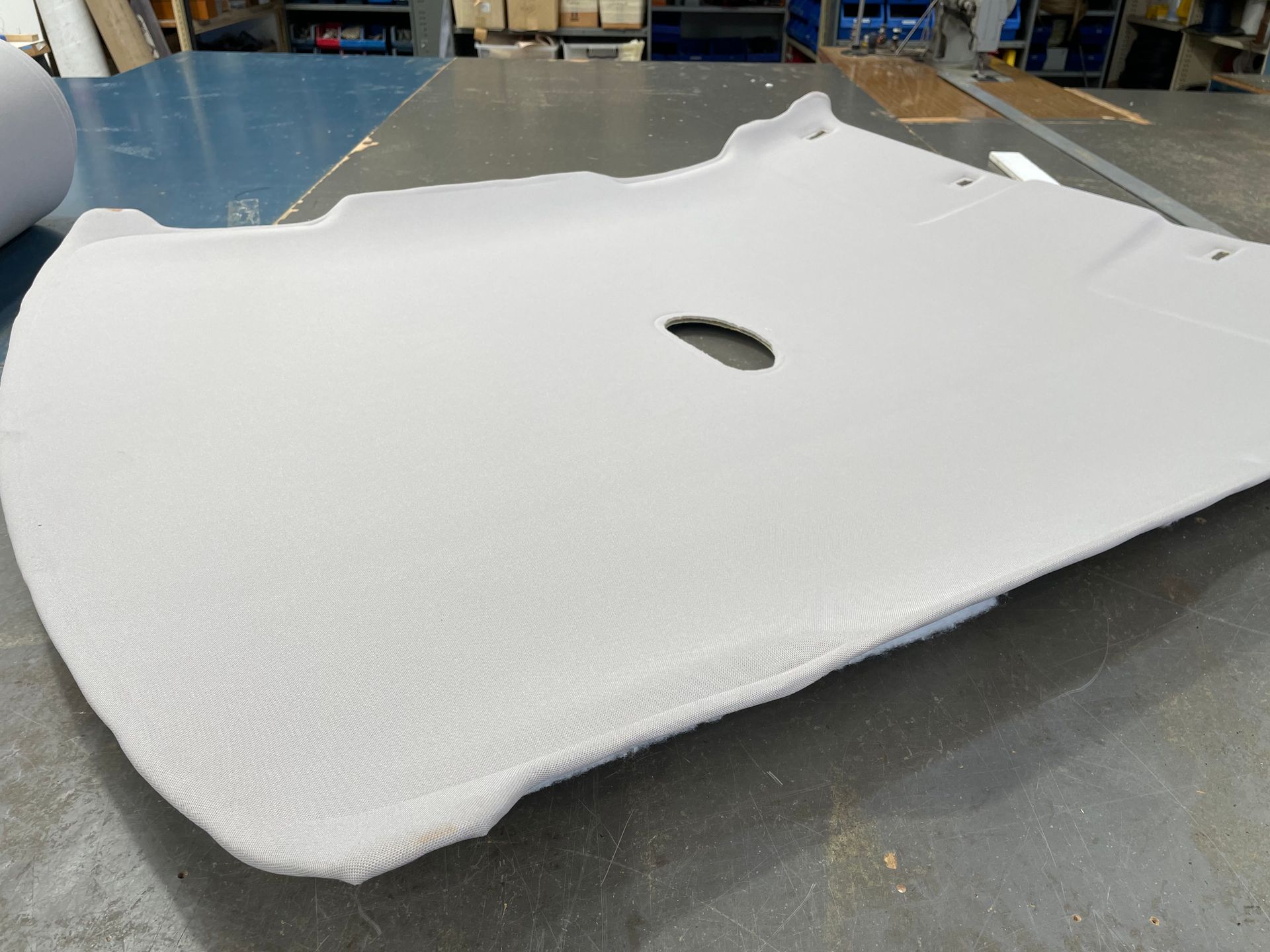 Car rooflining shell recovered