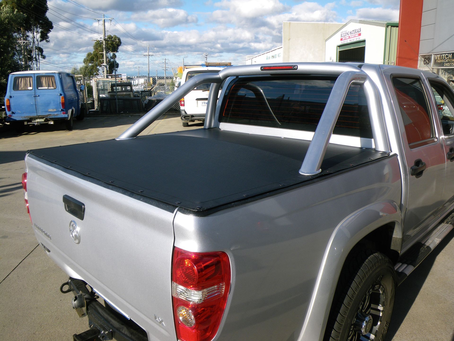 Holden Colorado press stud ute cover