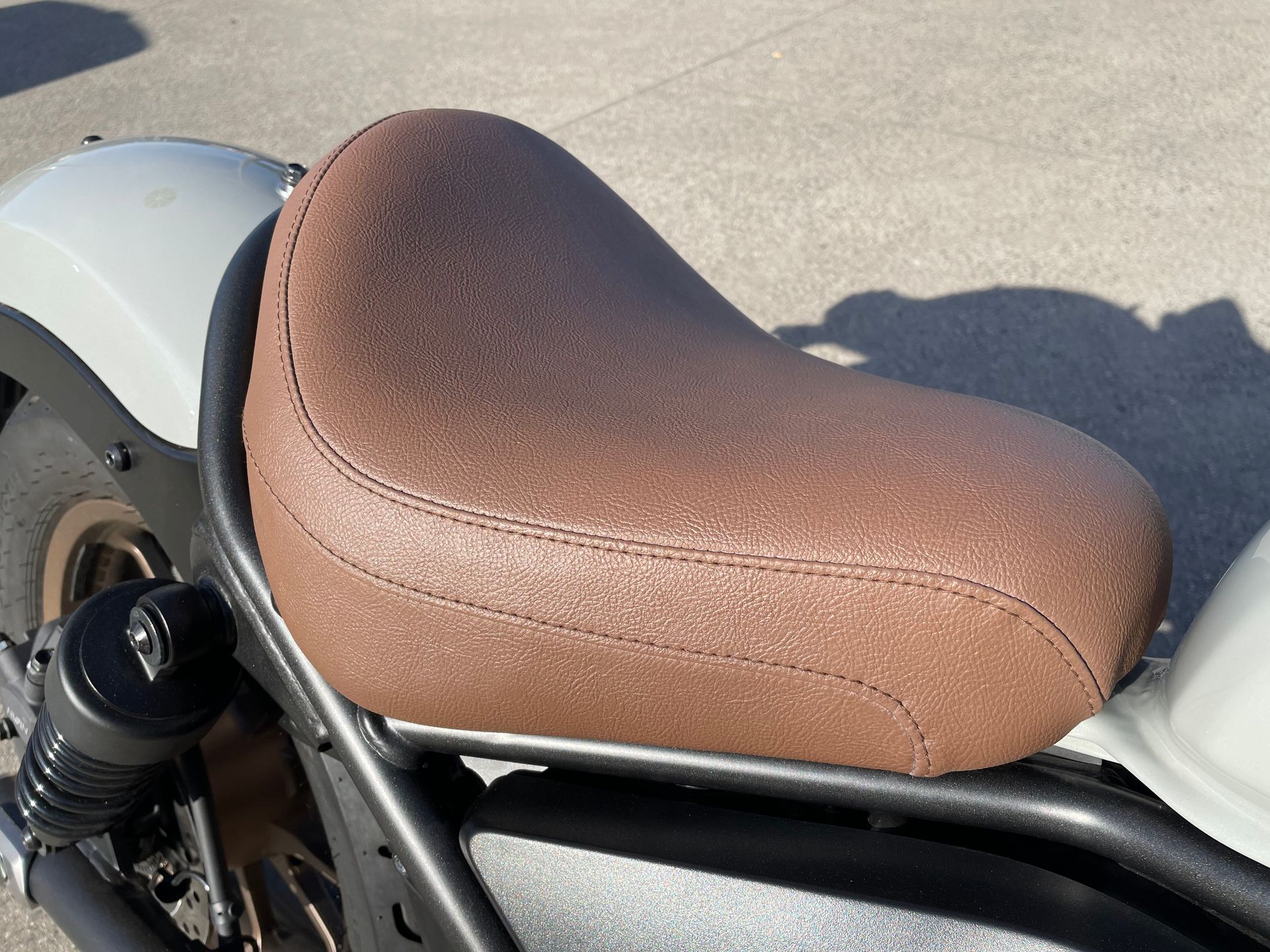 Honda custom saddle brown seat