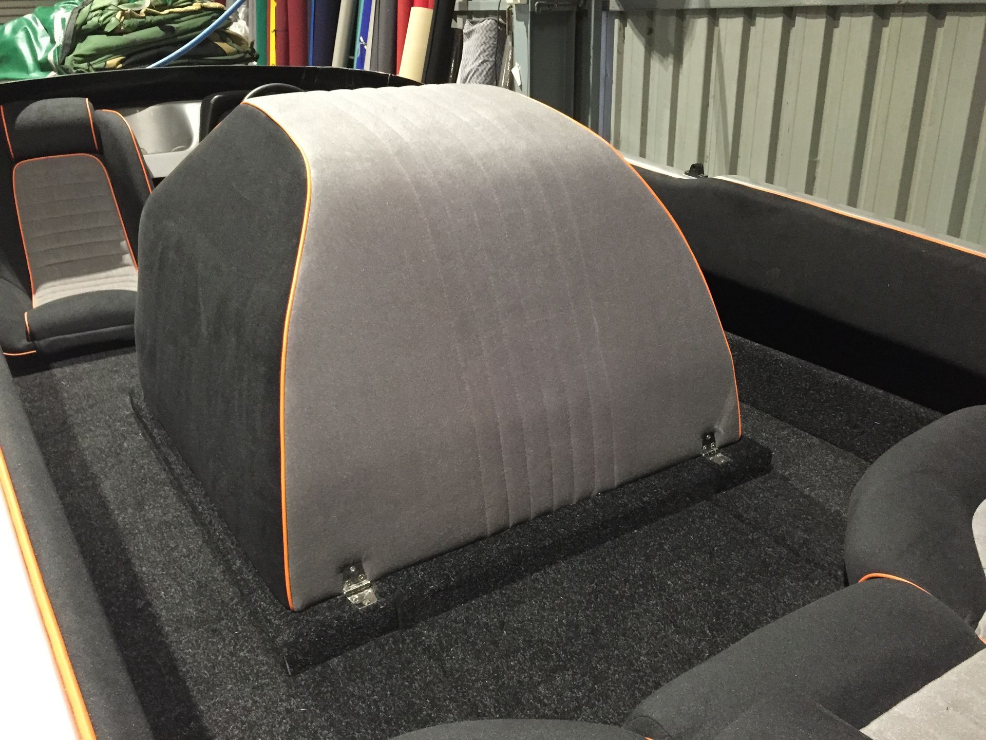Inboard upholstery
