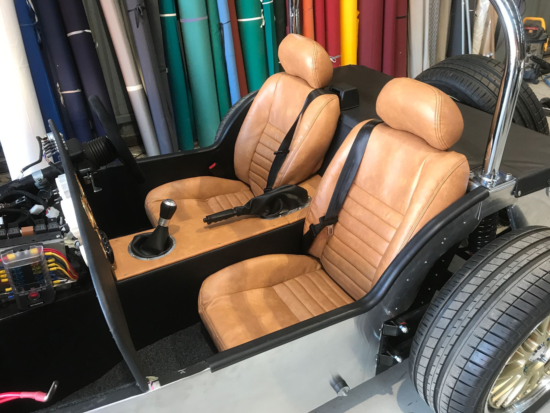 Kit car custom upholstery