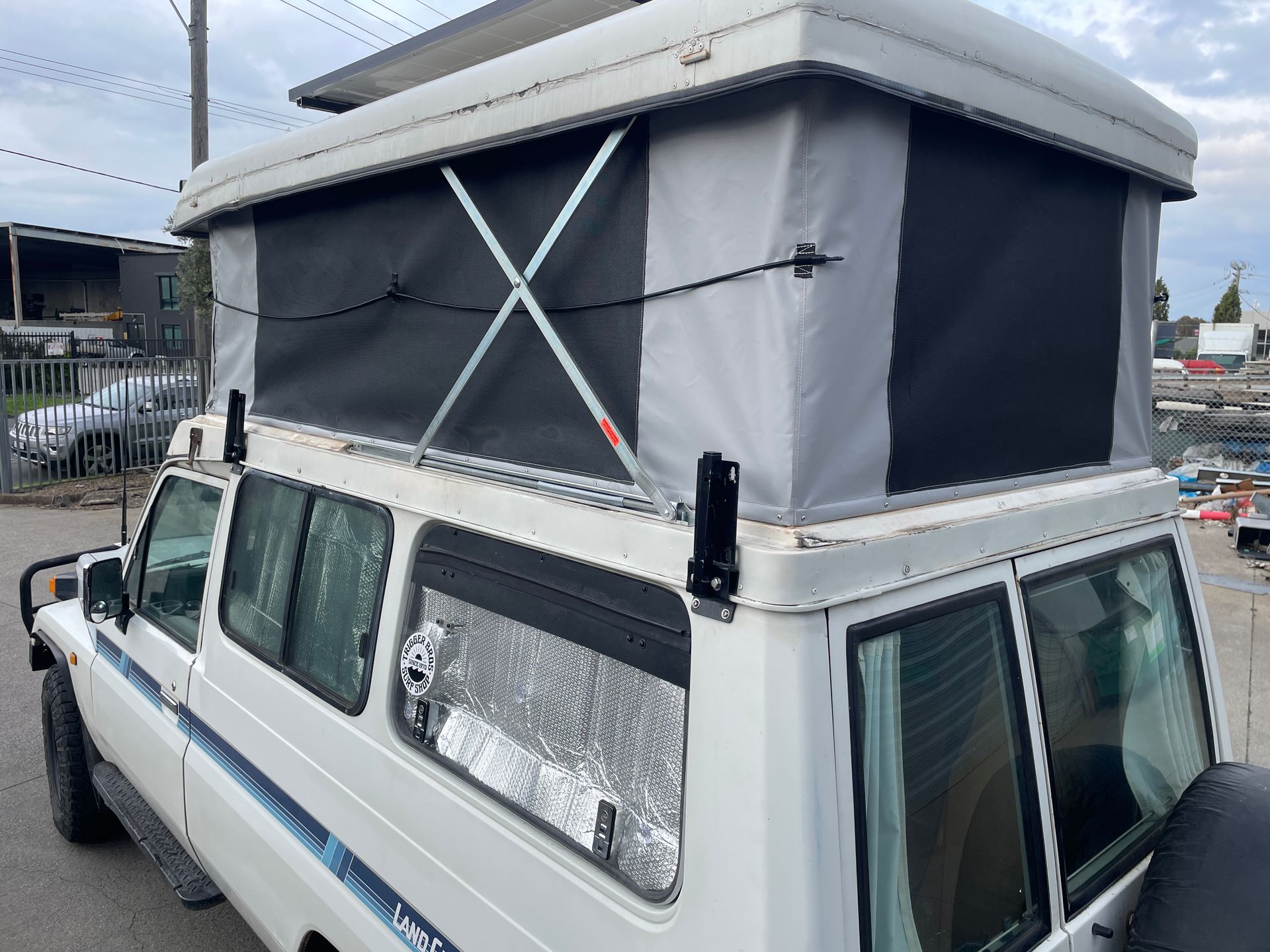 Landcruiser pop-top PVC skirt replacement - exterior