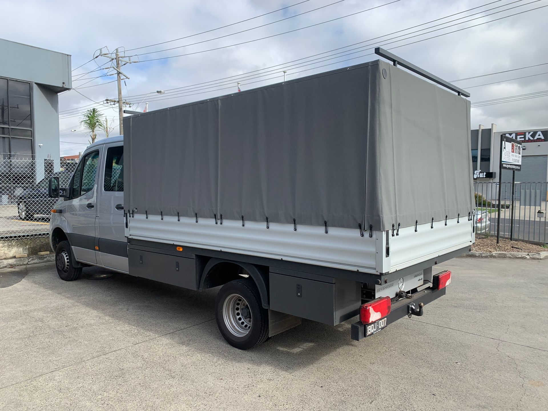 Mercedes Sprinter truck canopy