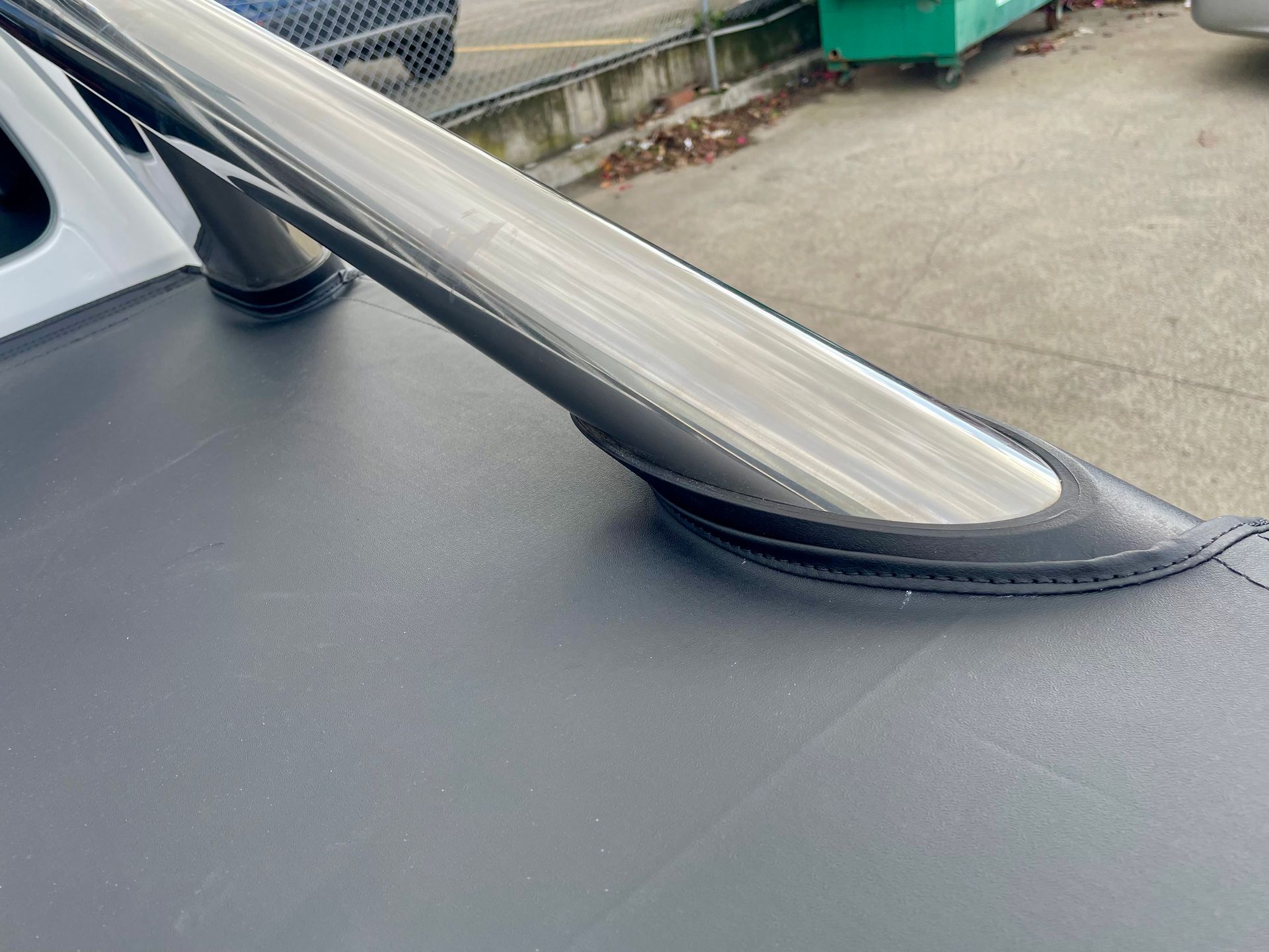 Modified tonneau around sports bars