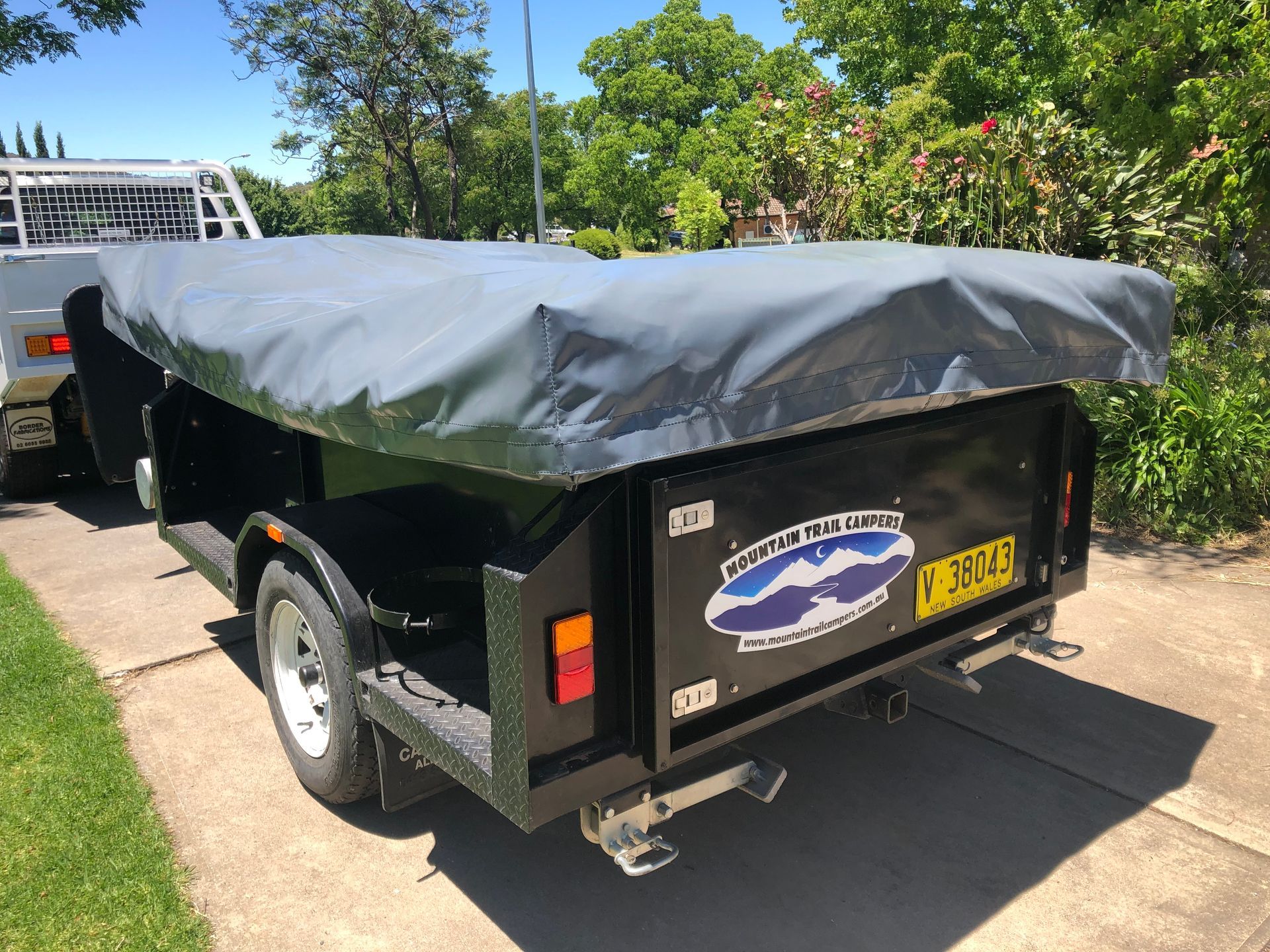 Mountain Trail Campers replacement grey PVC storage cover