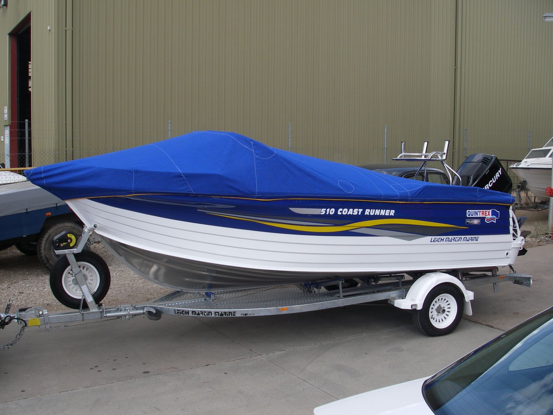 Quintrex 510 Coast Runner storm cover