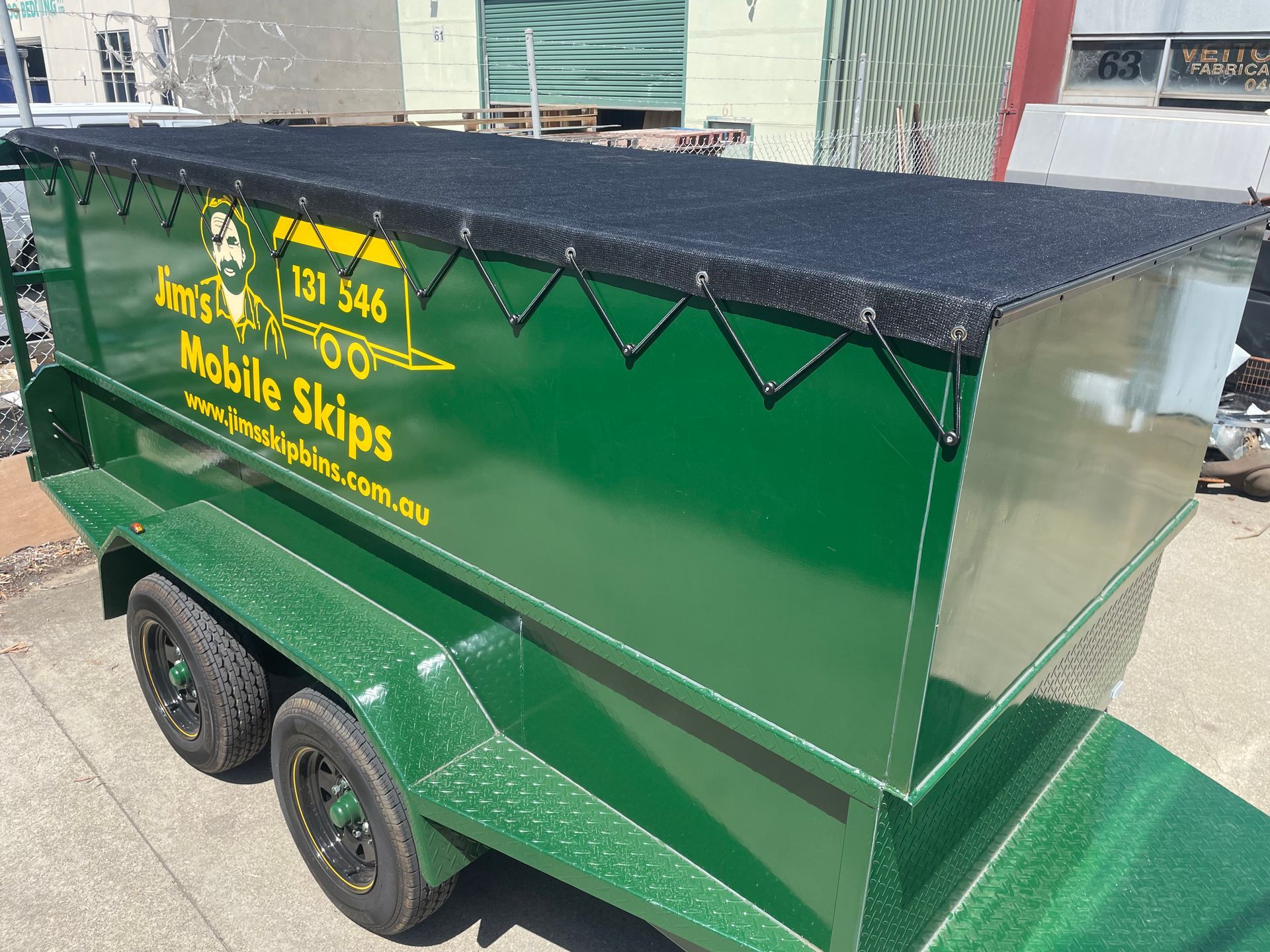 Skip trailer extra heavy duty mesh tarp