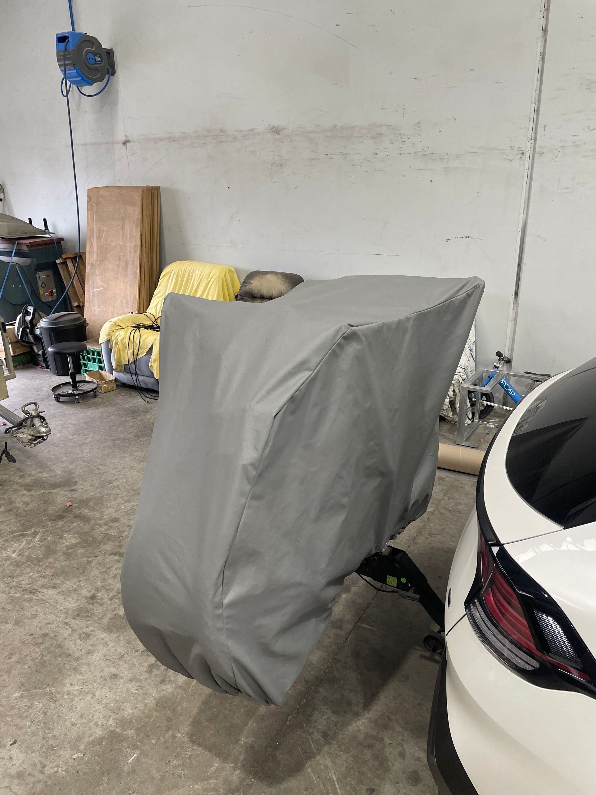 Twin bike rack tailer made canvas cover