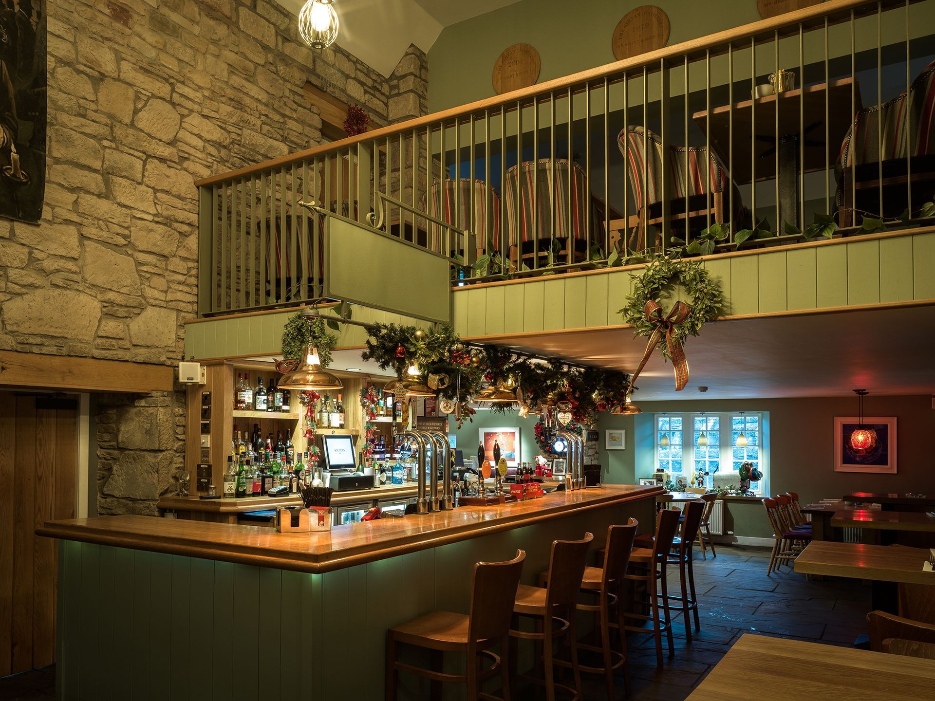 Inside Souter's Inn bar and restaurant