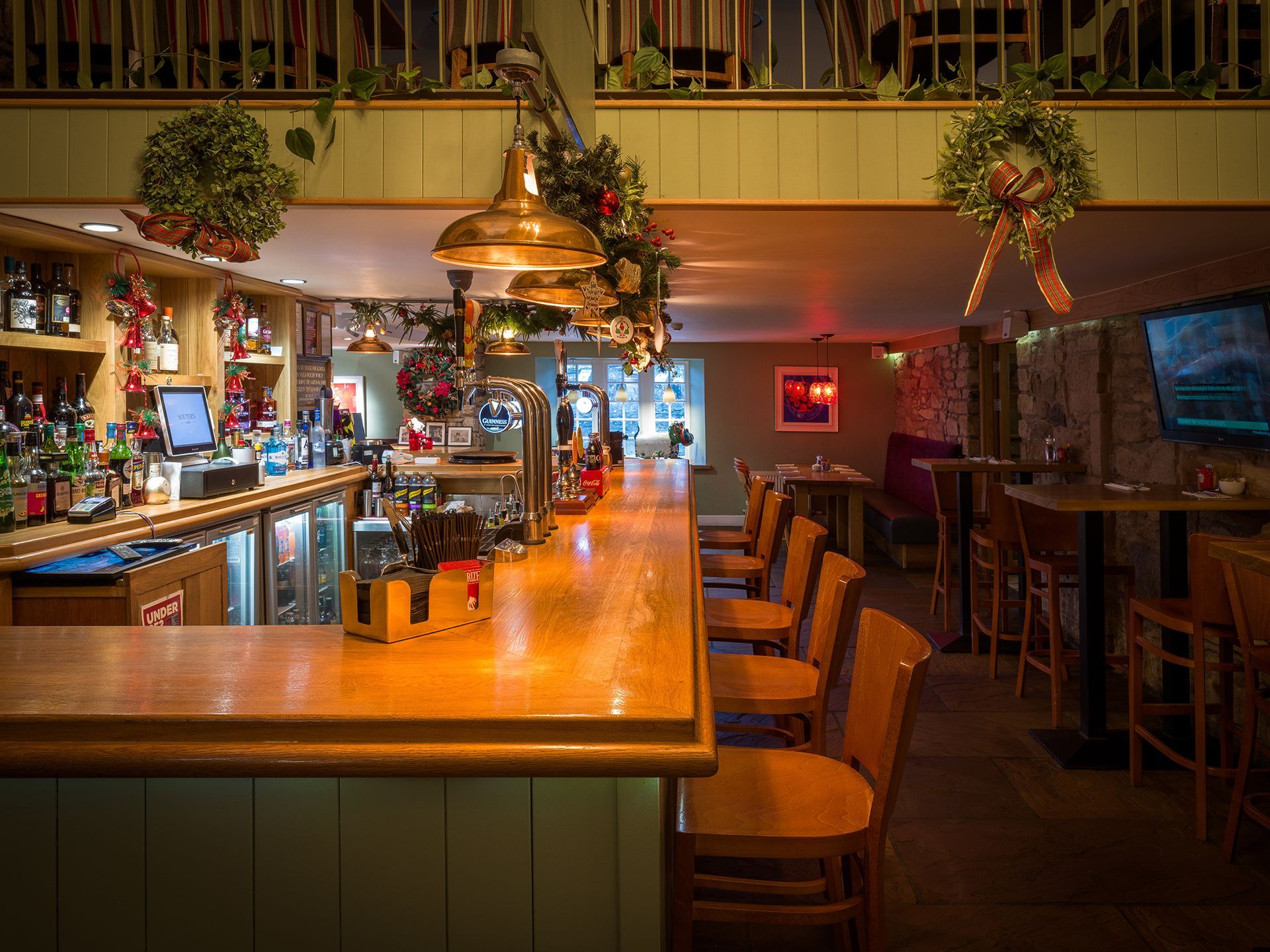 Inside Souter's Inn bar and restaurant