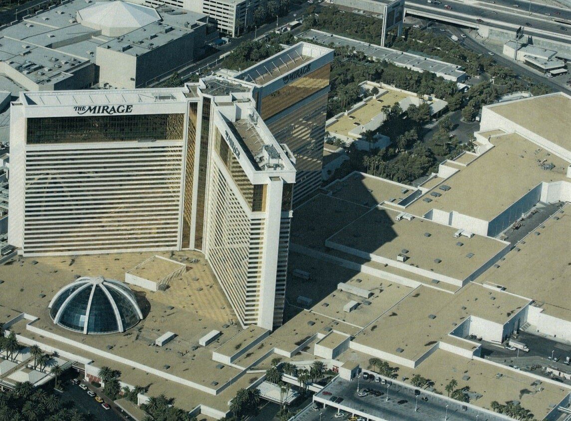 Mirage-aerial — Roofs in Las Vegas, NV